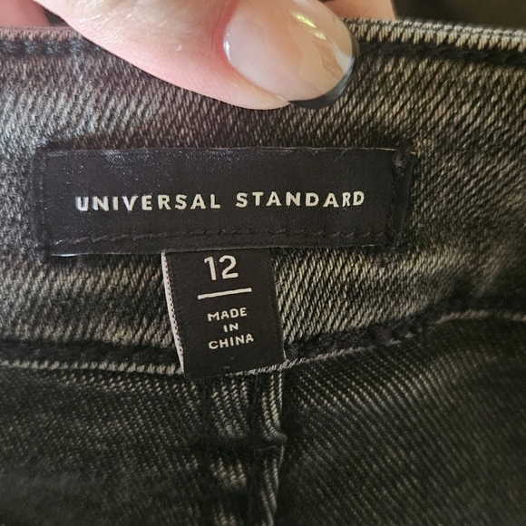 Universal Standard Charcoal Denim Pants - Picture 3 of 3
